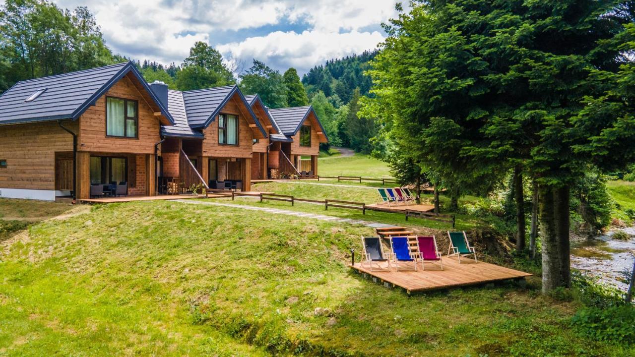 Novosiele Residence - Nad Gorska Rzeka - Lesne Spa Sauna Jacuzzi - Bieszczady Bystre  Exteriör bild
