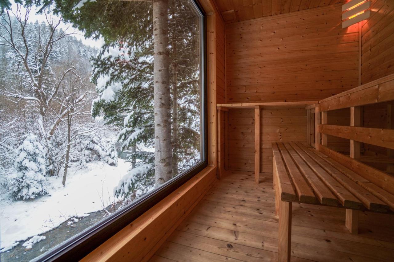 Novosiele Residence - Nad Gorska Rzeka - Lesne Spa Sauna Jacuzzi - Bieszczady Bystre  Exteriör bild
